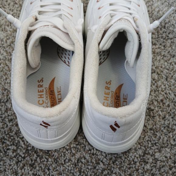Skechers Women's White Sneakers Size 9 - Picture 9 of 13